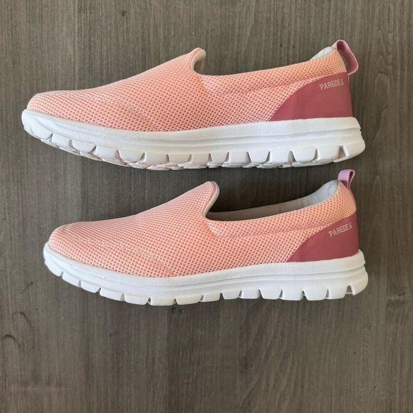 Paredes Danu women cushioned pink mesh comfort slip on shoes size 7.5 - Picture 6 of 11